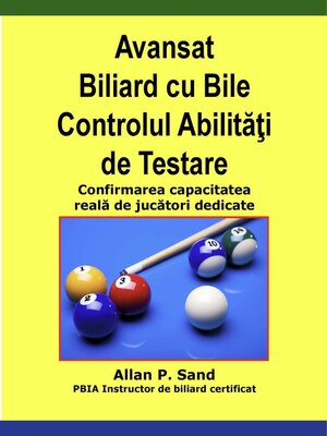 cover image of Avansat Biliard cu Bile Controlul Abilităţi de Testare--Confirmarea capacitatea reală de jucători dedicate
